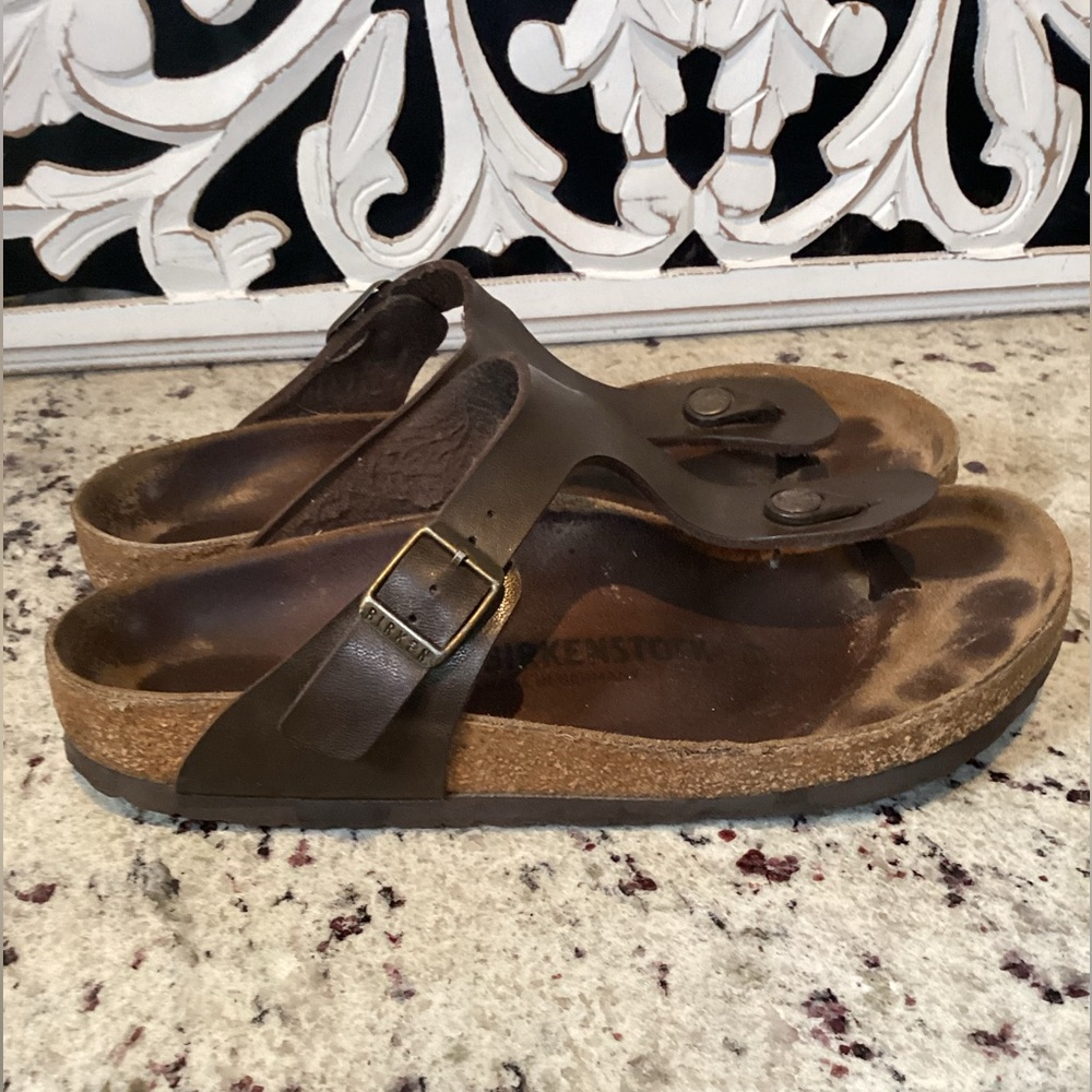 Birkenstock Gizeh in Brown Size 39/8 - Picture 5 of 12